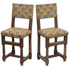 Pair of Small Spanish Chairs