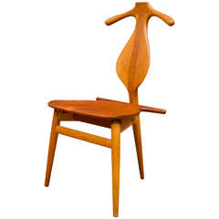 Vintage Hans J. Wegner Valet Chair