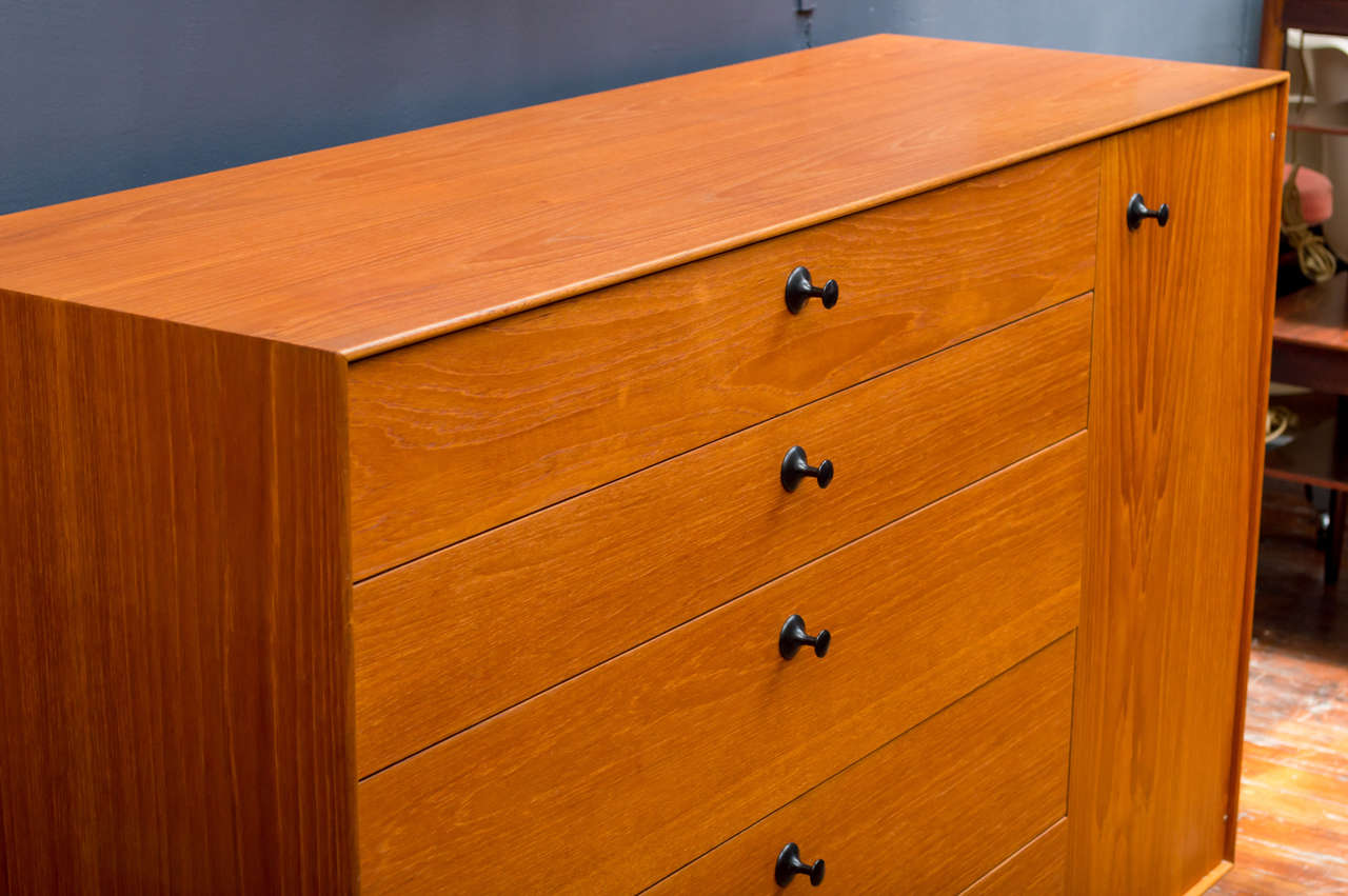 Teak George Nelson Thin Edge Dresser