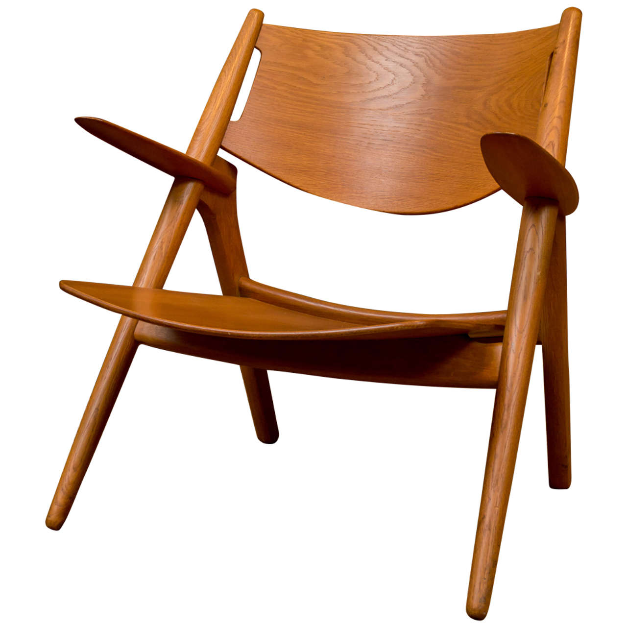 Hans J Wegner Sawbuck Chair at 1stDibs