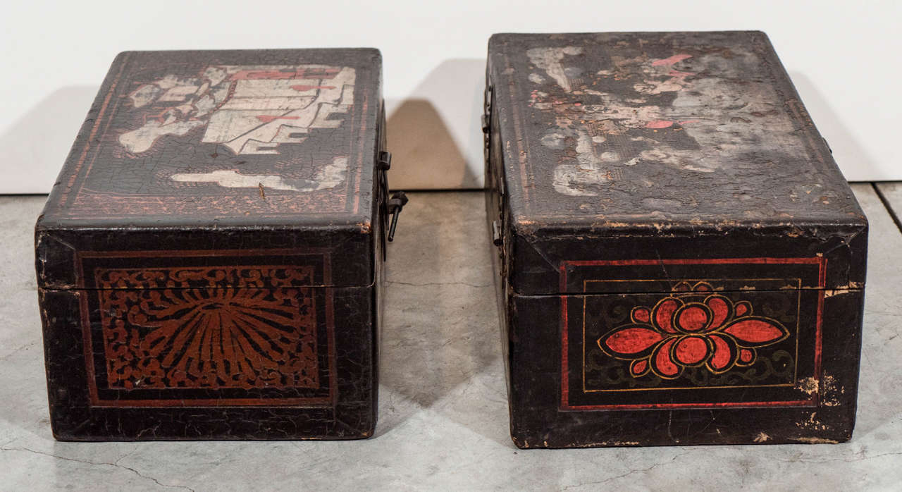 antique chinese lacquer box