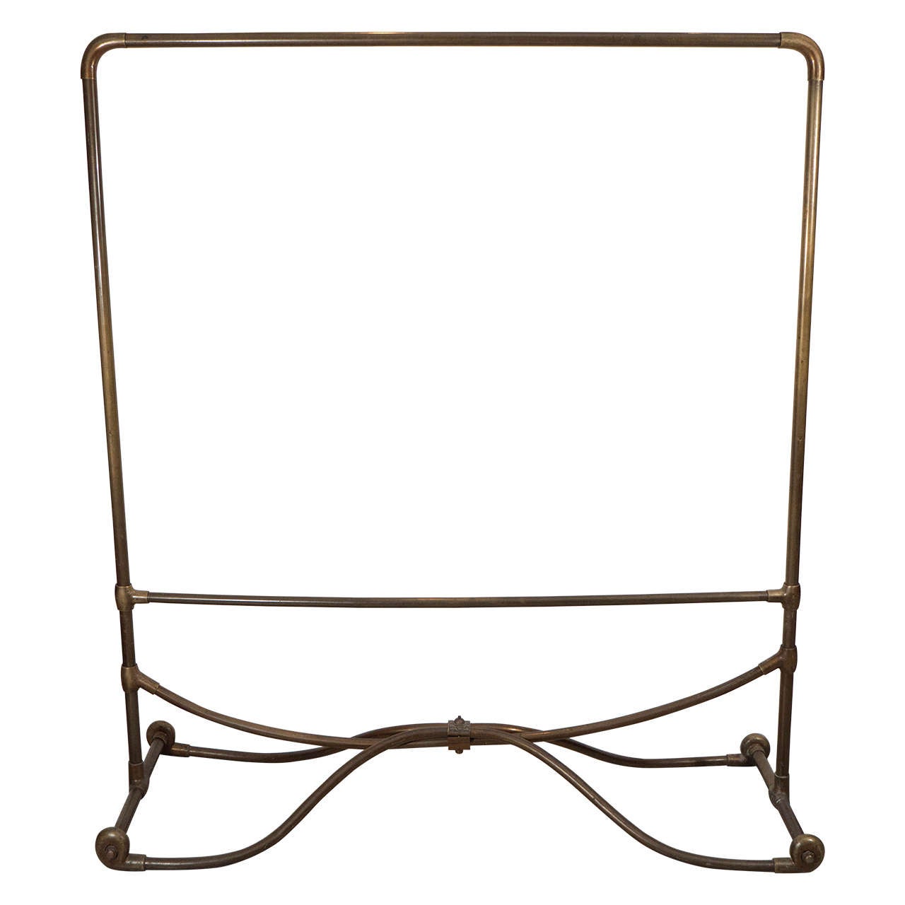 Siegel Paris Brass Clothing Rack For Sale at 1stDibs
