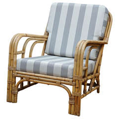 Vintage Rattan Armchair