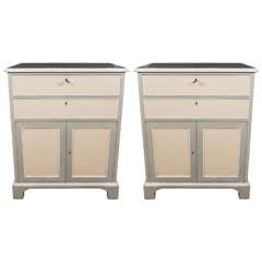 Vintage Pair of Georgian Style Side Cabinets