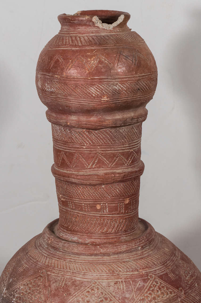 Terracotta Water Vessel In Fair Condition For Sale In Long Island City, NY