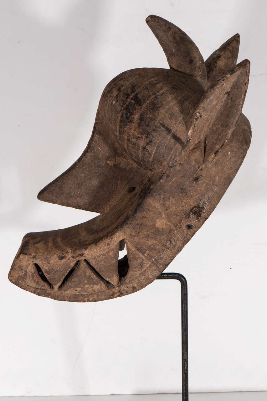 Wood Fang Bantu Tribal Mask
