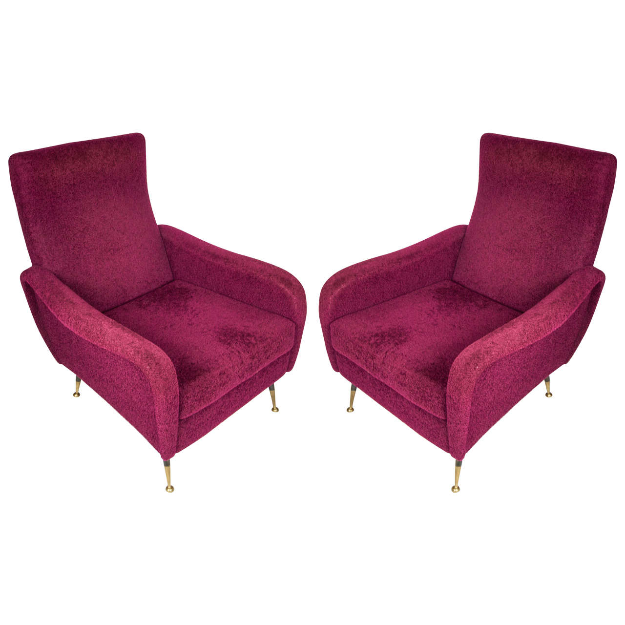 Pair of italian 1950s Armchairs