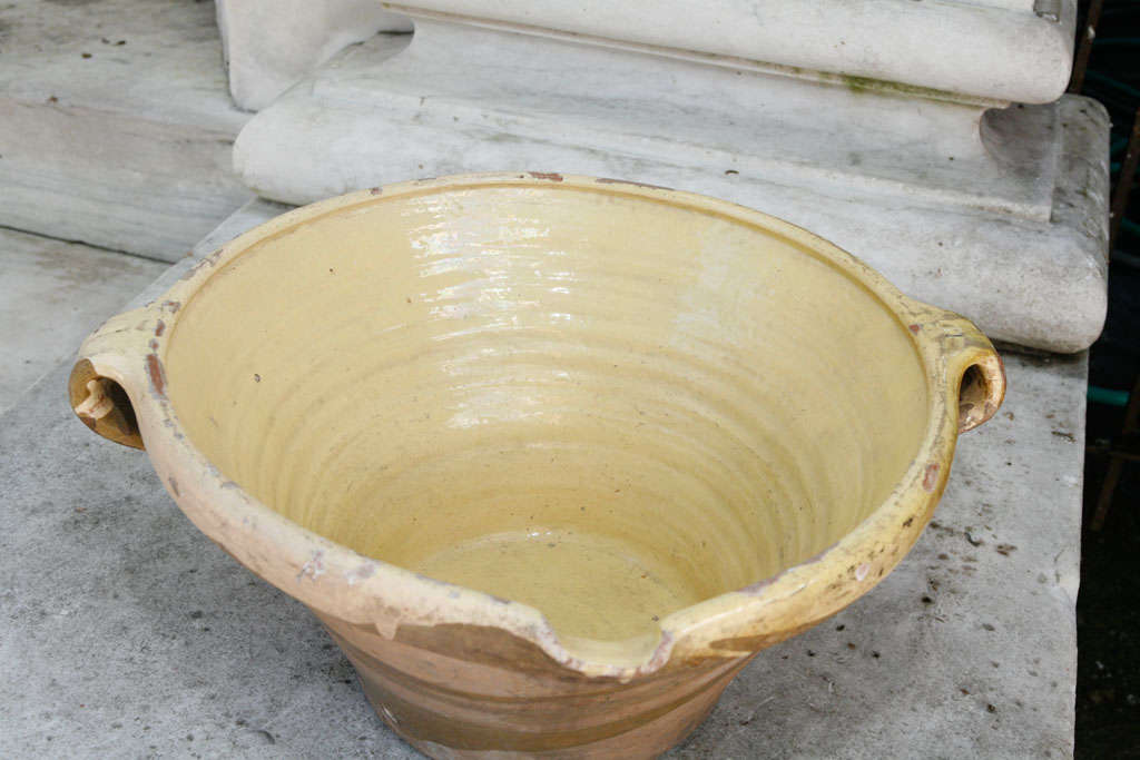 19th Century French Country Dough Bowl
