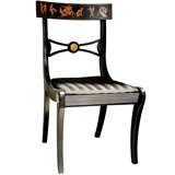Vintage Grecian Style Erotica Painted Chair