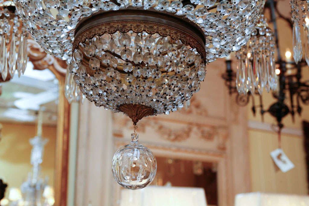 20th Century Large Empire Style Grand Salon Chandelier For Sale