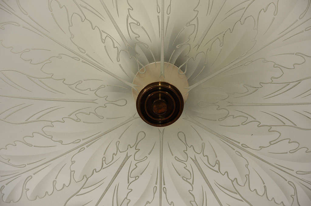 Mid-Century Modern Ceiling Light by Pietro Chiesa for Fontana Arte