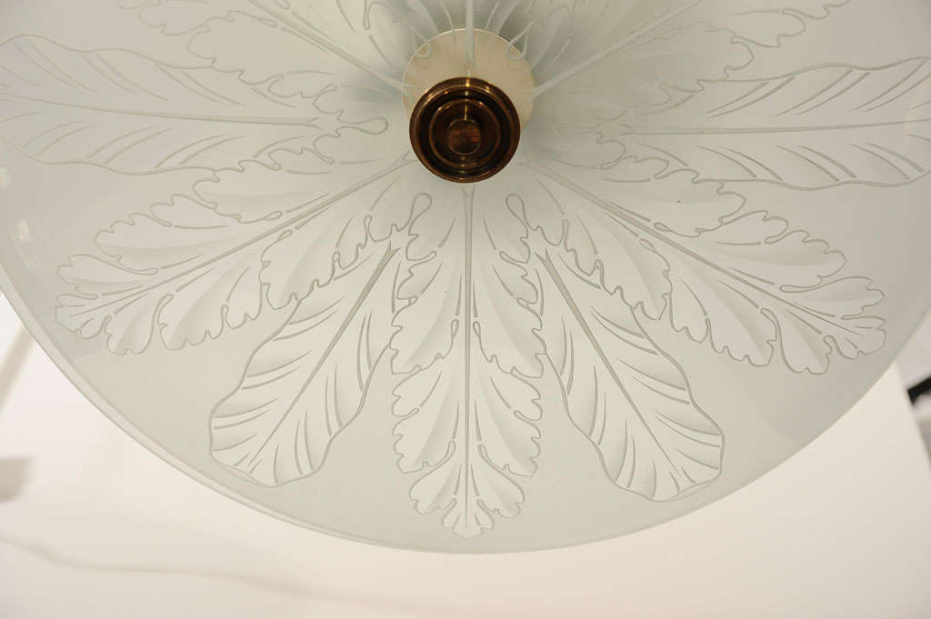 Mid-20th Century Ceiling Light by Pietro Chiesa for Fontana Arte