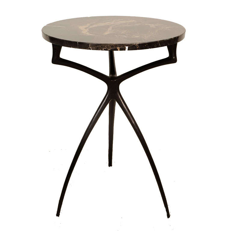 "Atlante" Side or Drinks Table by Alexandre Logé For Sale