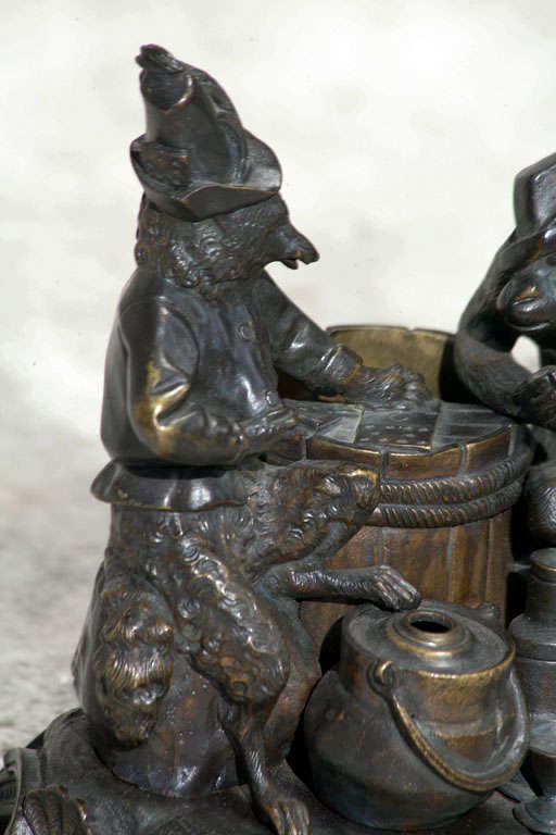 Calco Un estroso bronzo animalista in vendita