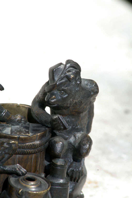 19th Century A Whimsical Animalistic Bronze For Sale