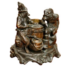 Antique A Whimsical Animalistic Bronze