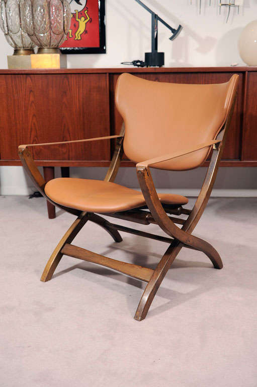 Pair of Italian Campaign Chairs