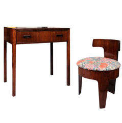 Art Deco Lady's Desk and Chair