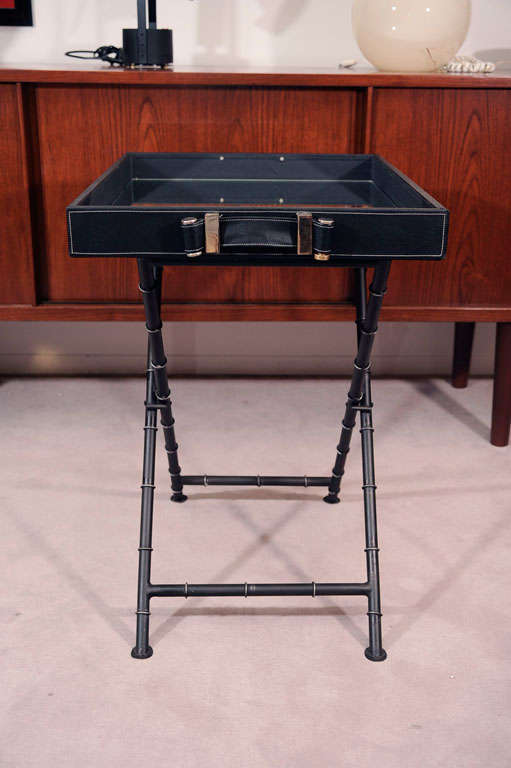 Leather  Tray Table 1
