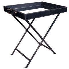 Leather  Tray Table