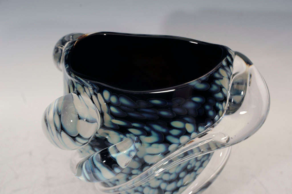 Large Will Dexter Studio Art Glass Vase 2