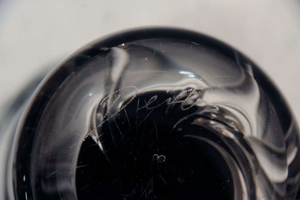 Large Will Dexter Studio Art Glass Vase 4