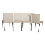 Four  Jason  Lite  Dining  Chairs  by  Walter  Kroll