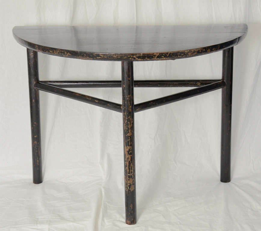 Chinese Demilune Table