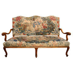 Antique An Italian Walnut Classical Sofa