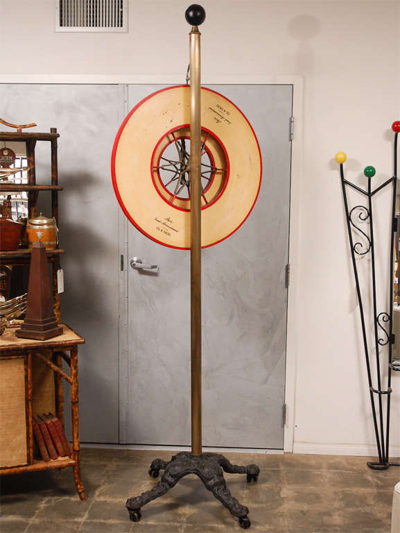 Vintage Carnival Gaming Wheel on Stand 4