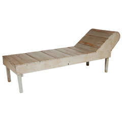 Vintage American Camp Chaise