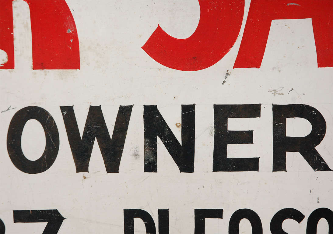 Vintage Pleasantville For Sale Sign For Sale at 1stDibs