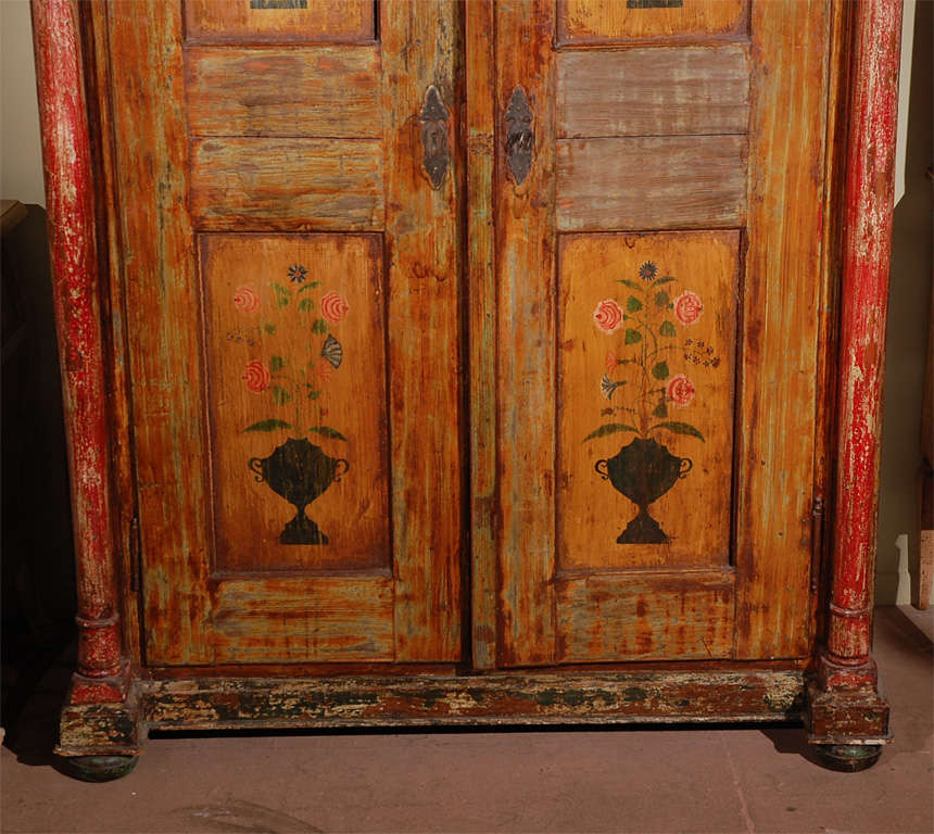 C. 1900 Painted Wood Cabinet