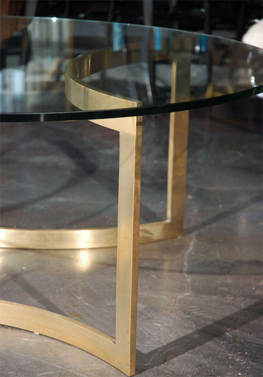 Brass Table in the Manner of Brueton at 1stDibs