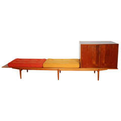 John Kapel Bench with Television Cabinet