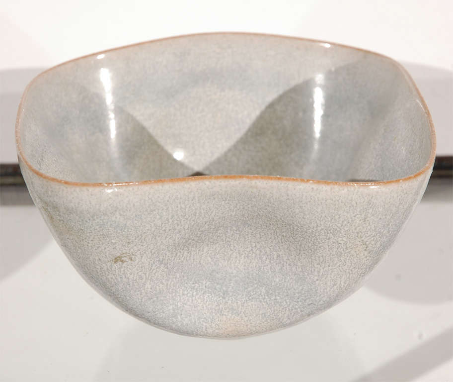 American Early Natzler Pinched Bowl