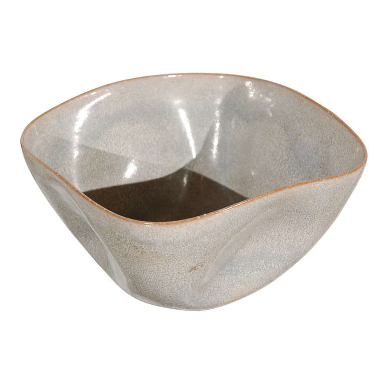 Early Natzler Pinched Bowl