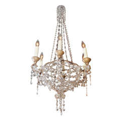 1950's. Italian Crystal Chandelier