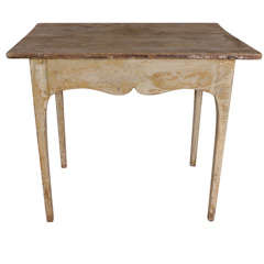 Gustavian Period Painted Side Table, c. 1780