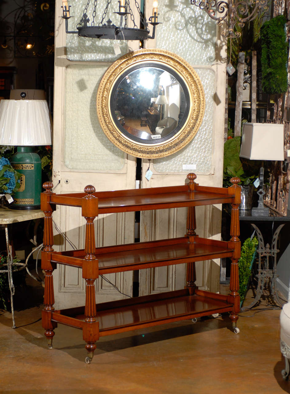 English Mahogany Trolley