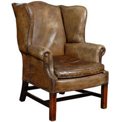 Leather Wing Chair