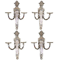 Caldwell Silverplated Sconces