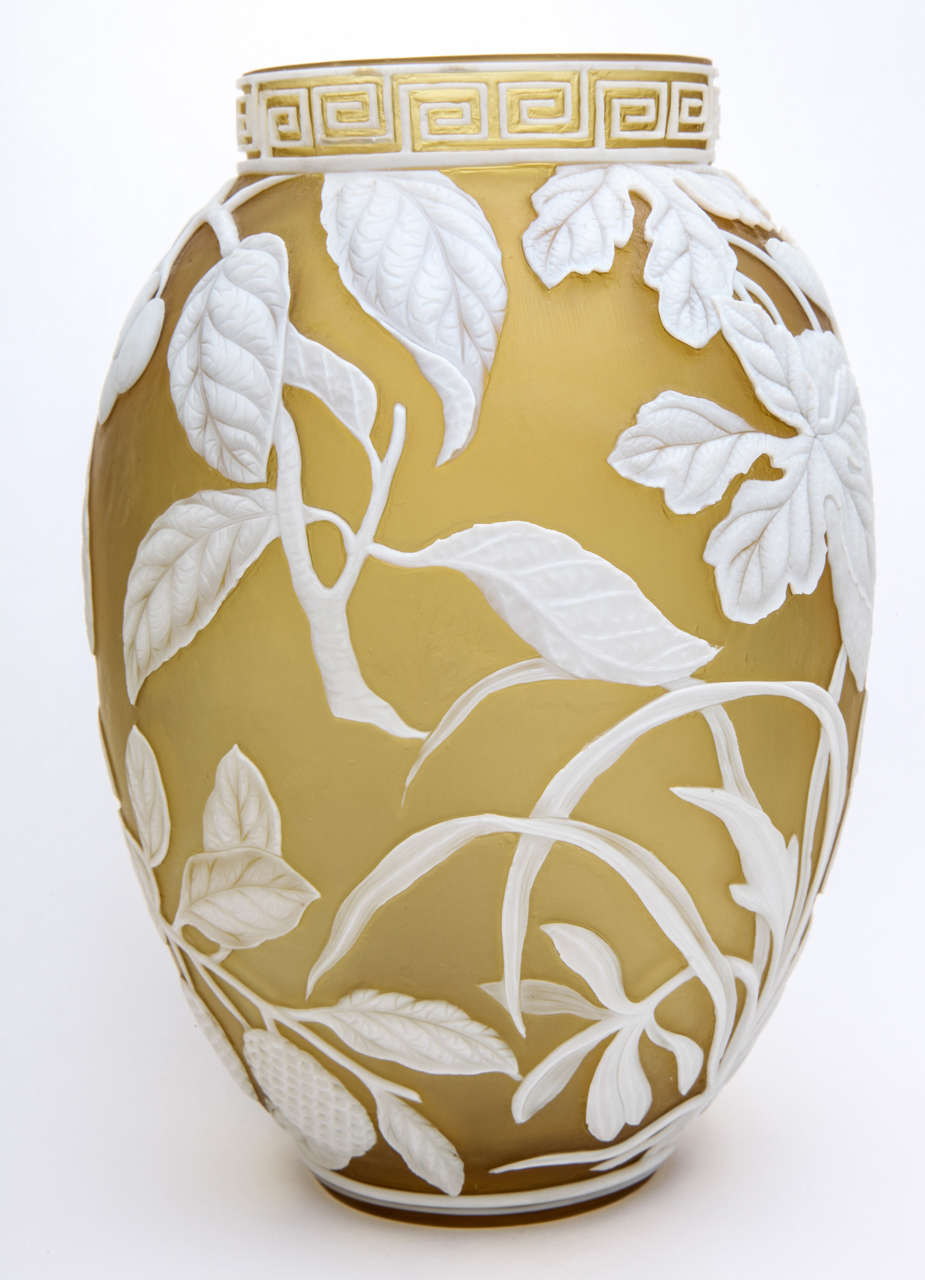 A Rare And Fine Signed Thomas Webb & Sons Cameo Vase