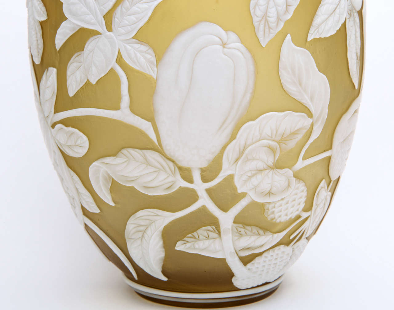 Glass A Rare And Fine Signed Thomas Webb & Sons Cameo Vase For Sale