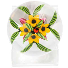 Colin Richardson "Yellow Quadrascope" Paperweight