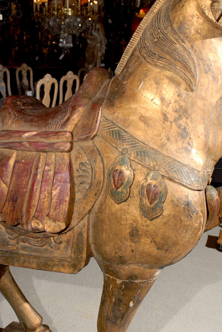 Antikes Tang-Pferd (Holz) im Angebot