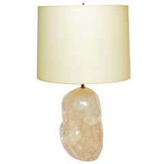 Natural State Rock Crystal Bolder Modern Table Lamp