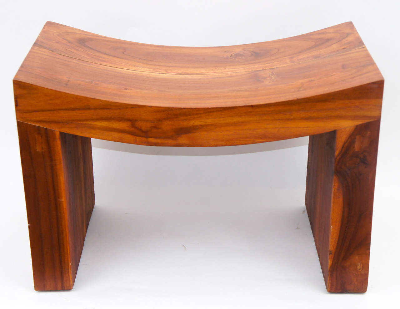 20th Century Graphic Rosewood Bench