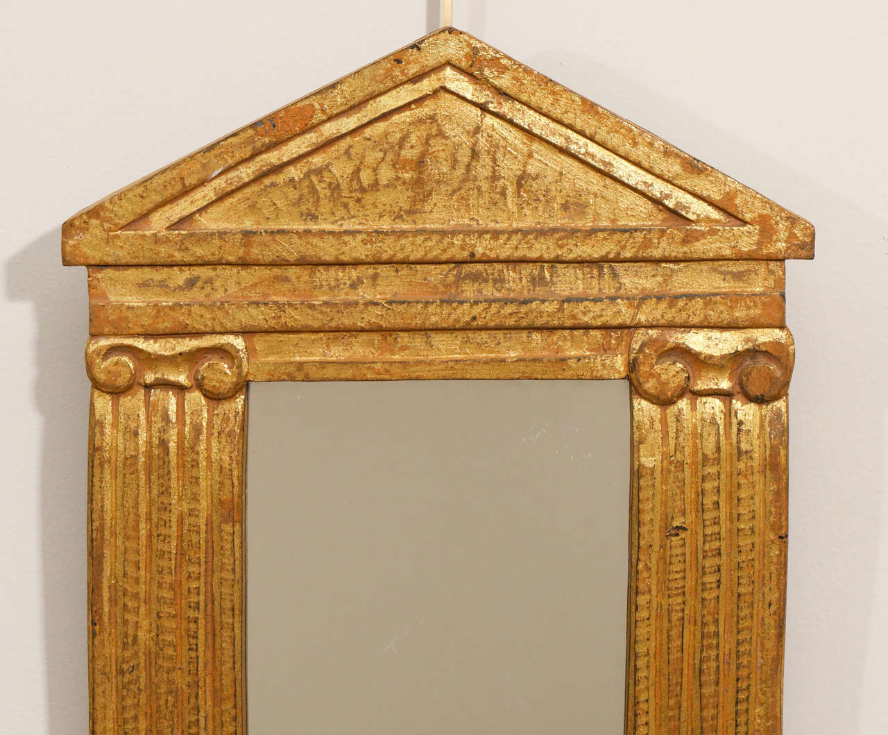 Neoclassical A Small Giltwood Mirror