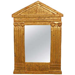 A Small Giltwood Mirror